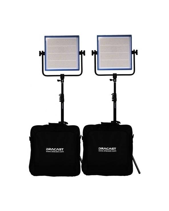 Dracast - DRPL1000D2KSK - LED1000 PLUS DAYLIGHT 2-LIGHT KIT WITH STANDS from DRACAST with reference DRPL1000D2KSK at the low pri