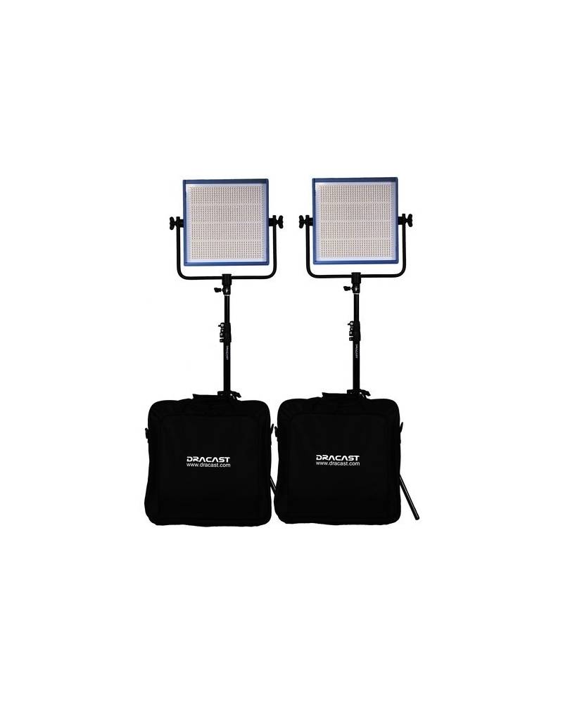 Dracast - DRPL1000D2KSK - LED1000 PLUS DAYLIGHT 2-LIGHT KIT WITH STANDS from DRACAST with reference DRPL1000D2KSK at the low pri