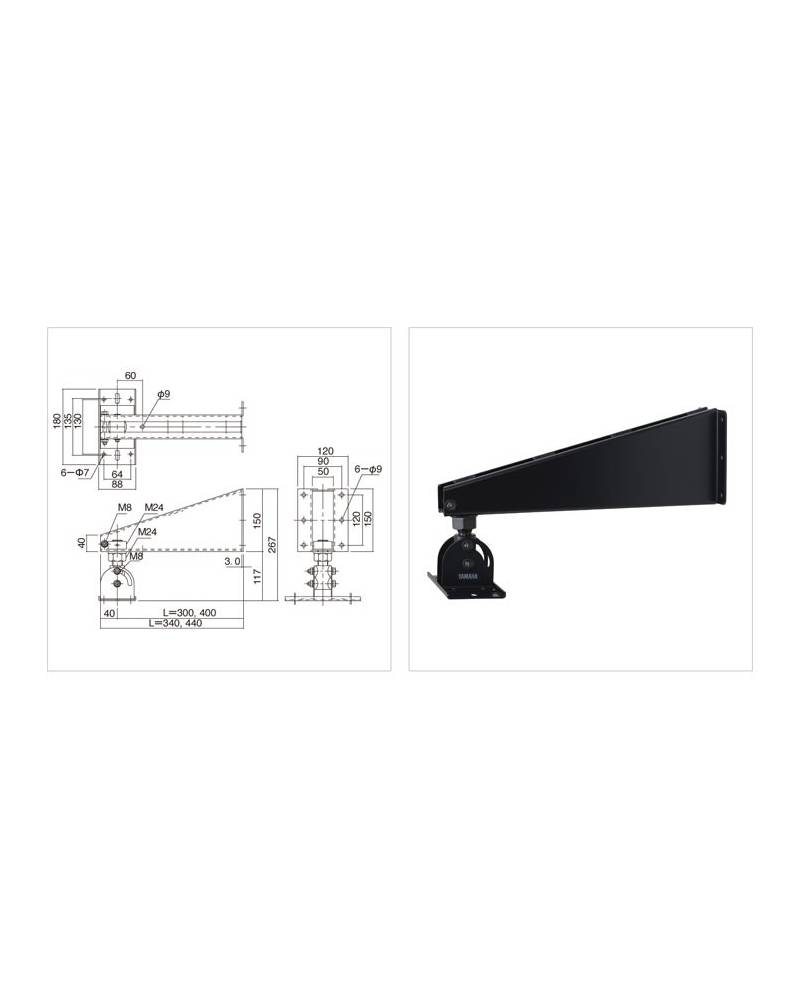 Yamaha - BWS 251 400 - WALL BRACKET from YAMAHA with reference BWS 251 400 at the low price of 152. Product features:  