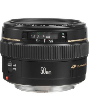 Videolinea system - Canon EF 50 mm f/1.4 USM Lens