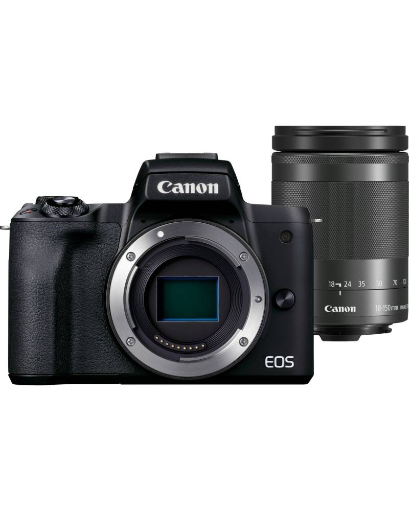 Canon EOS M50 Mark II Black + Kit de videoconferencia IS STM de 15-45 mm -  Kamera Express