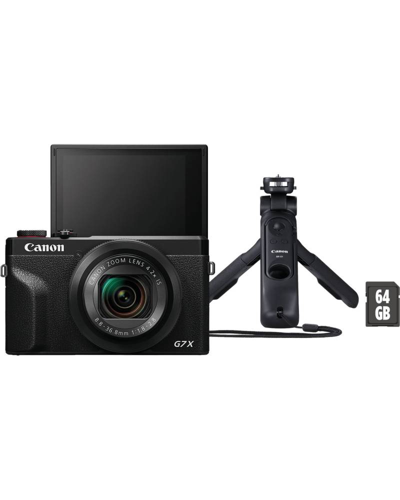 Canon PowerShot G7 X Mark III 20.1 Megapixel Compact Camera - Black - 1  Sensor - Autofocus - 3 Touchscreen LCD - 4.2x Optical Zoom - 4x Digital  Zoom
