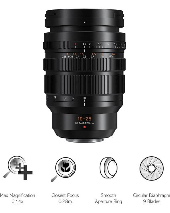 Panasonic Leica DG Vario-Summilux 10-25 mm F 1.7 Lens