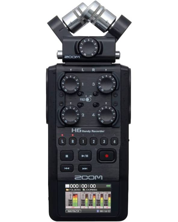 Zoom 6-track recorder - USB interface - Black Edition