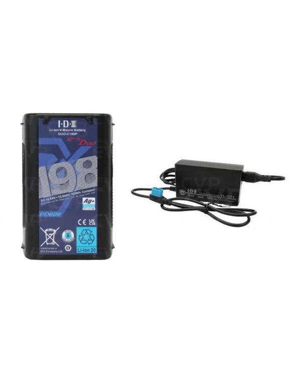 Videolinea system - IDX 1x DUO-C198P Battery kit