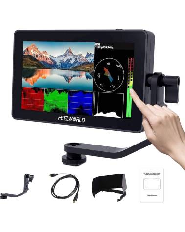 FeelWorld F6 Plus V2 - 5 Touch Monitor Precise Video Monitoring