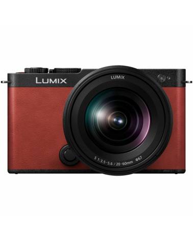 Panasonic Camera Mirrorless Lumix S9 20-60mm f/3.5-5.6 Crimson Red Kit