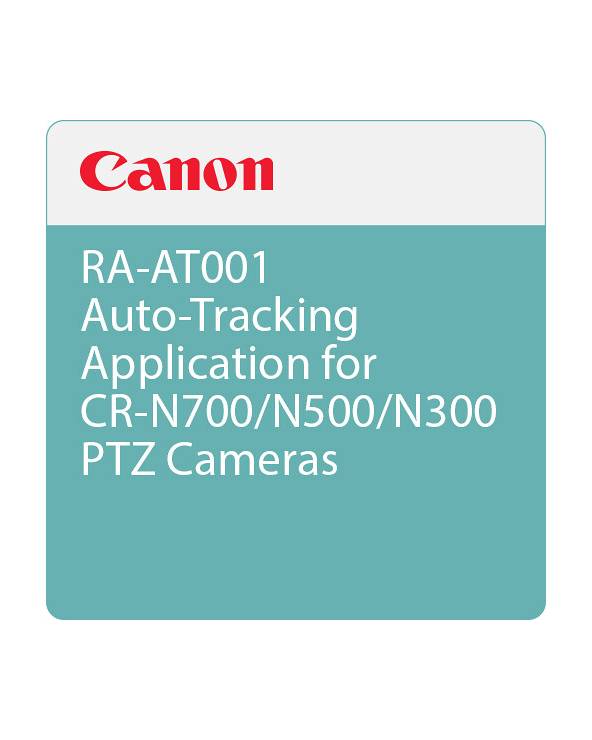 Canon RA-AT001 License Auto Tracking App for PTZ Indoor Cameras - 6370C001