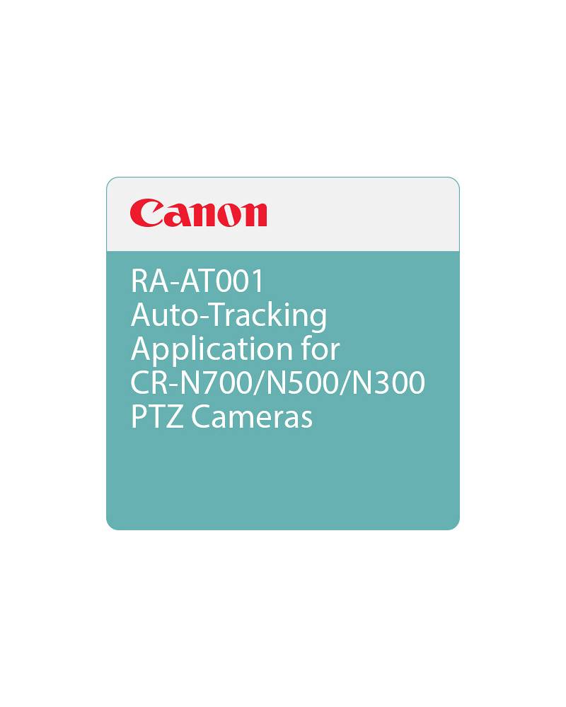 Canon RA-AT001 License Auto Tracking App for PTZ Indoor Cameras - 6370C001