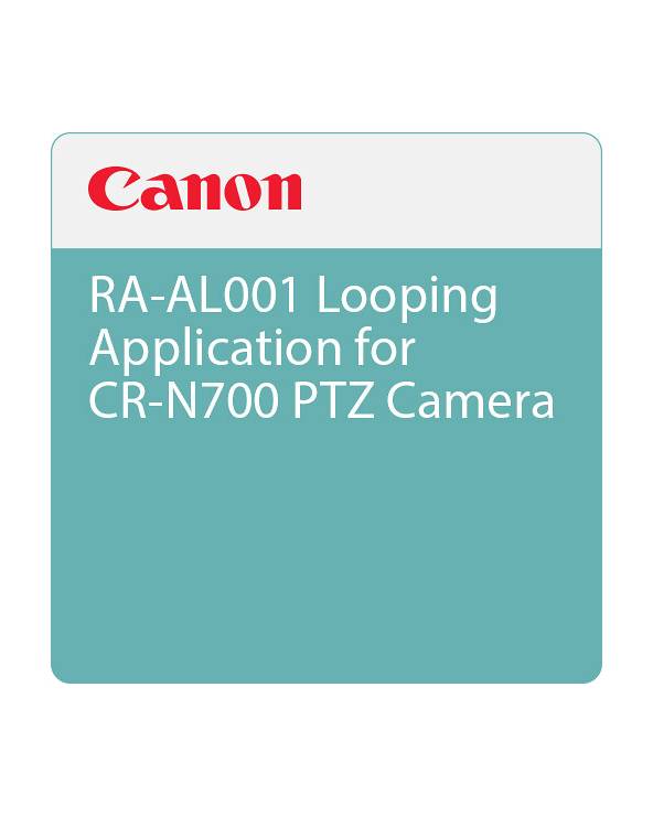 Canon Auto Loop App RA-AL001 License - 6371C001