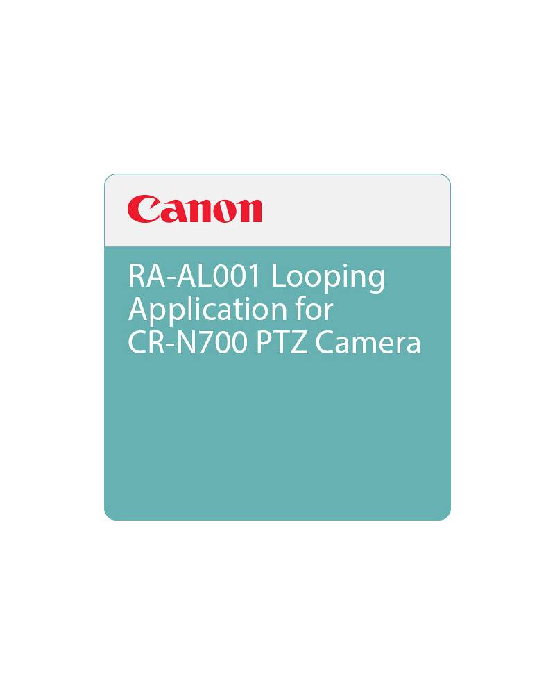 Canon Auto Loop App RA-AL001 License - 6371C001