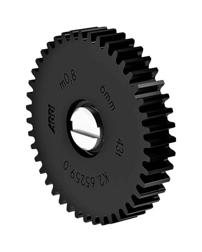 Arri - K2.65259.0 - 43 TEETH- 0.8-32 PITCH METRIC MODULE GEAR FOR LARGER PRIME LENSES AND 35MM ZOOM from ARRI with reference K2.