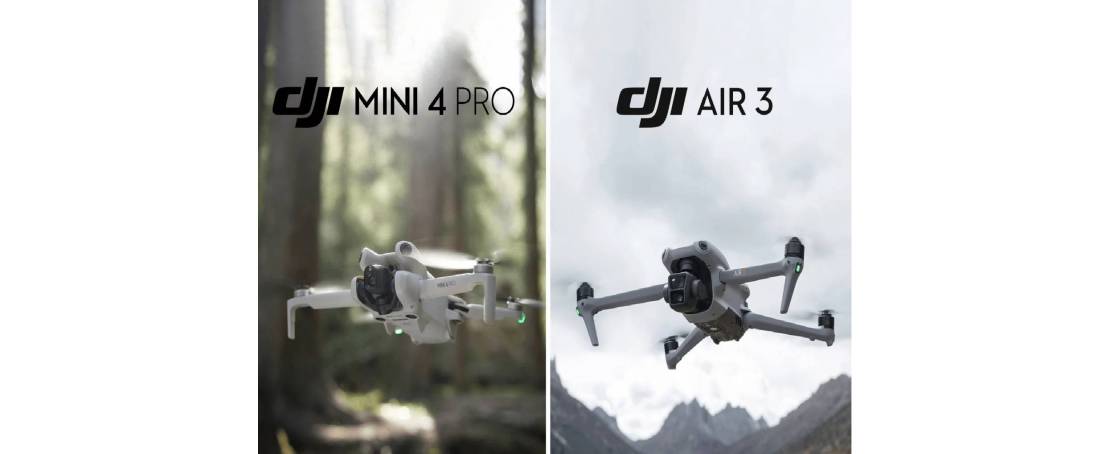 DJI Air 3 vs DJI Mini 4 Pro: Confronto Comprensibile tra Droni
